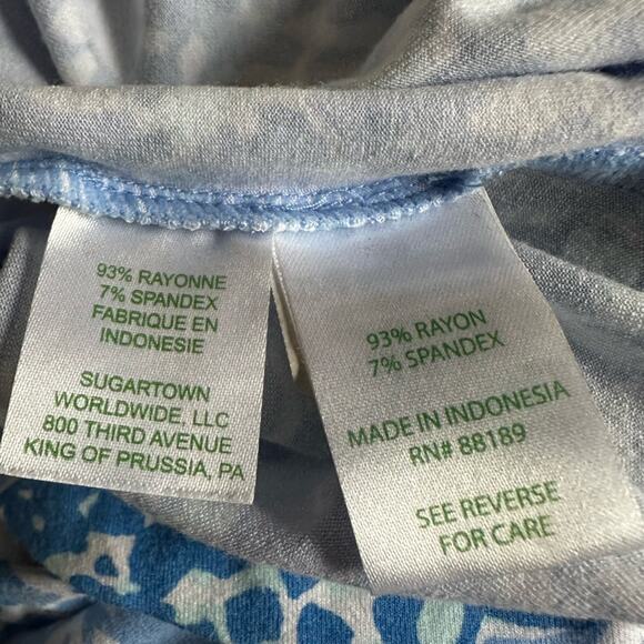 Lilly Pulitzer Sadie Polo Dress Blue Turtle UPF 50+ Preppy Resortwear Vacation - Picture 8 of 9